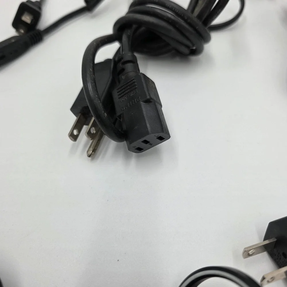 Lot of‎ 6 PC Laptop Power Cord Cables 3 Prong IEC C13 C5 C7 Connectors